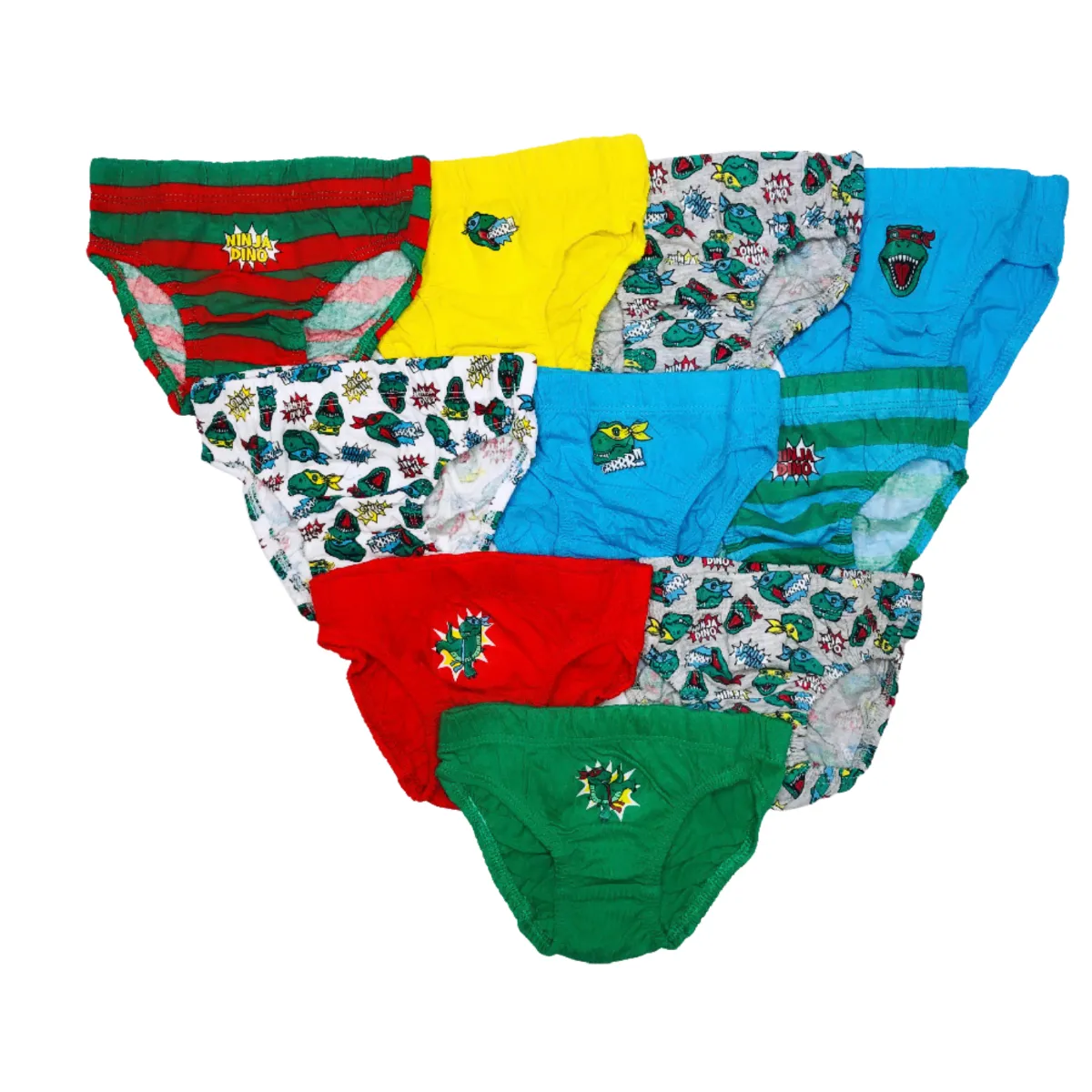 Primark Boys/Kids cotton Briefs Knicker underwear 10 pack New 5-12 Years NEW