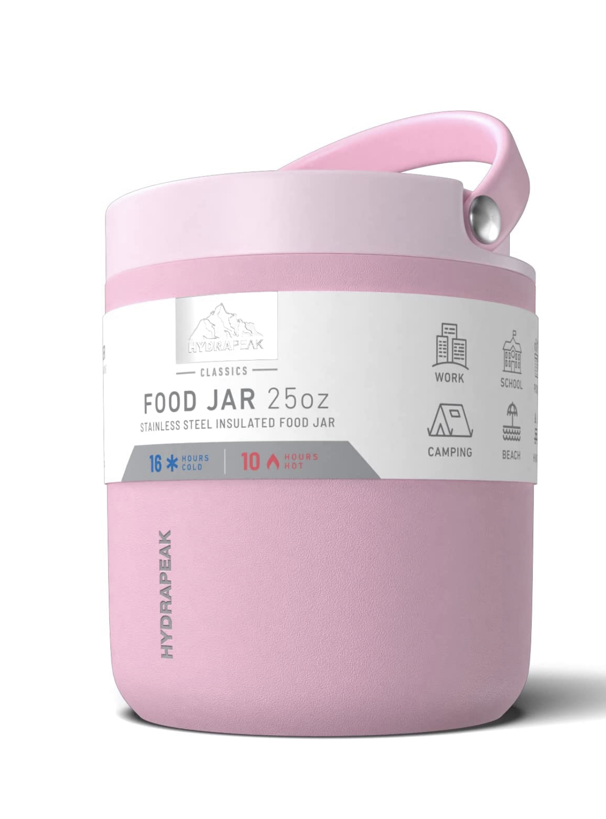 Littletown Hydrapeak Light Pink/Lilac 25oz Stainless Steel Vacuum Insulated Thermos  Food Jar (NO RETURS OR EXCHANGE ON THIS PRODUCT) - Online Luxury Store for  Kids