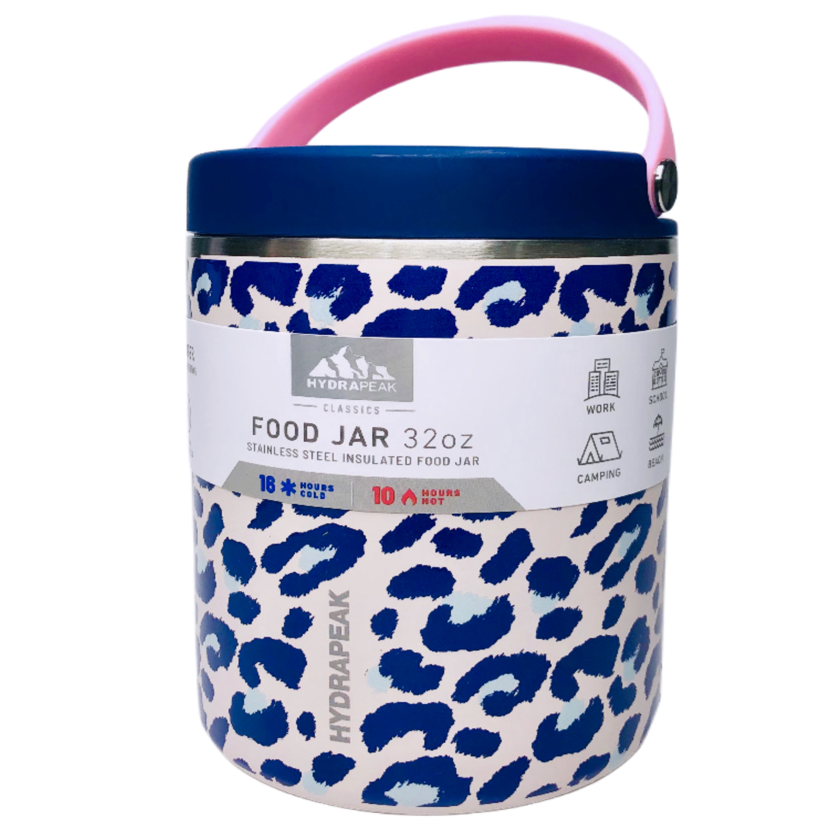 Littletown Hydrapeak Leopard Print 32oz Stainless Steel Vacuum Insulated Thermos  Food Jar (NO RETURS OR EXCHANGE ON THIS PRODUCT) - Online Luxury Store for  Kids