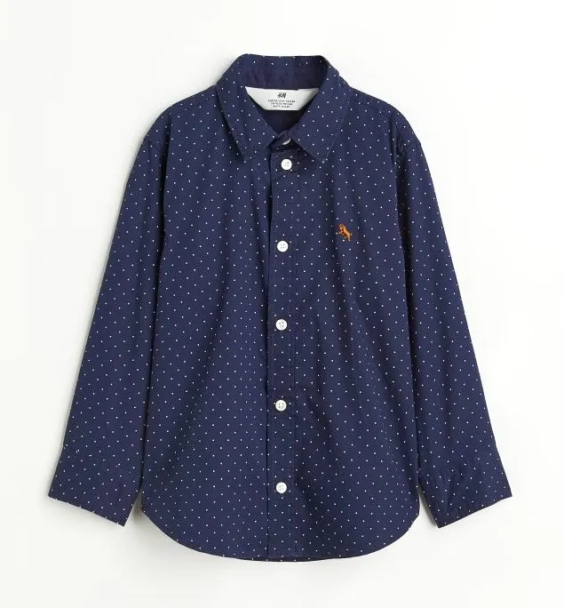 H&m polka dot clearance shirt