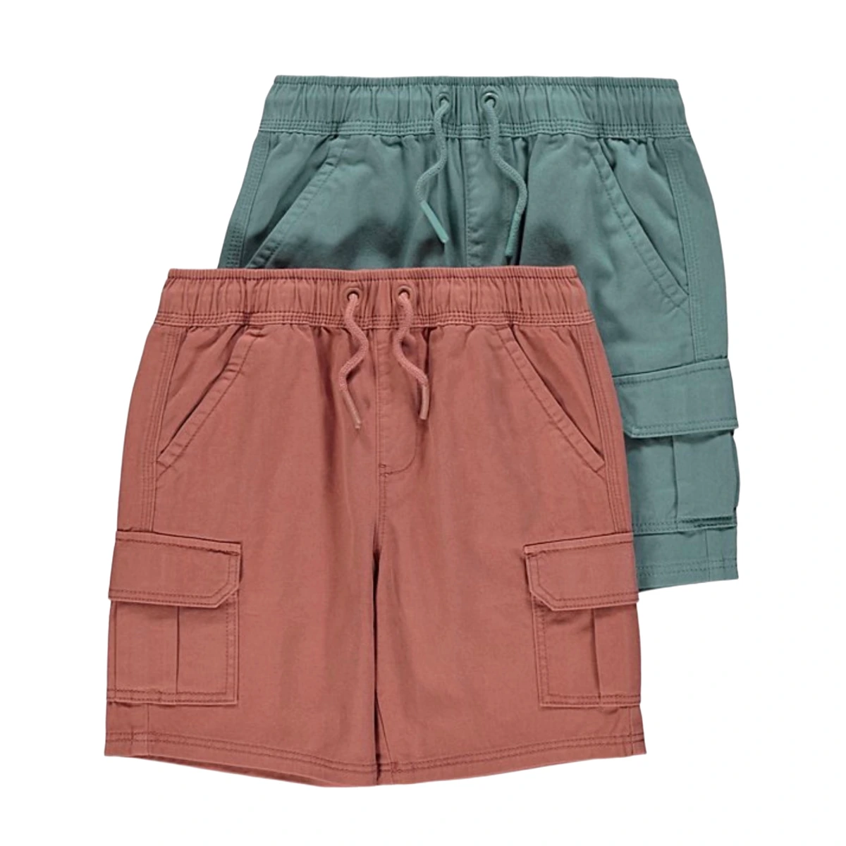 Littletown George Kid Boy Assorted Cargo Shorts 2 Pack Online Luxury Store for Kids