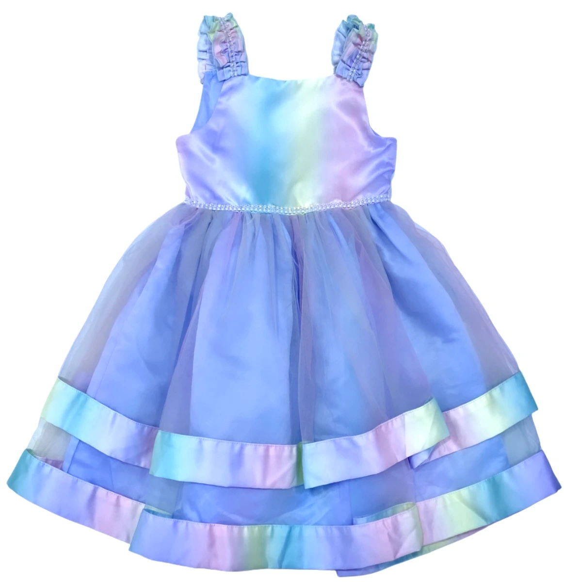Littletown Blueberi Boulevard Kid Girl Luxe Extra Special Occasions Tulle & Organza Ruched Shoulder Detail Dress(RUNS SMALL)(TAKE AT LEAST 3 SIZES BIG) - Online Luxury Store for Kids Littletown Blueberi Boulevard Kid Girl Luxe Extra Special Occasions Tulle & Organza Ruched Shoulder Detail Dress(RUNS SMALL)(TAKE AT LEAST 3 SIZES BIG) - Online Luxury Store for Kids
