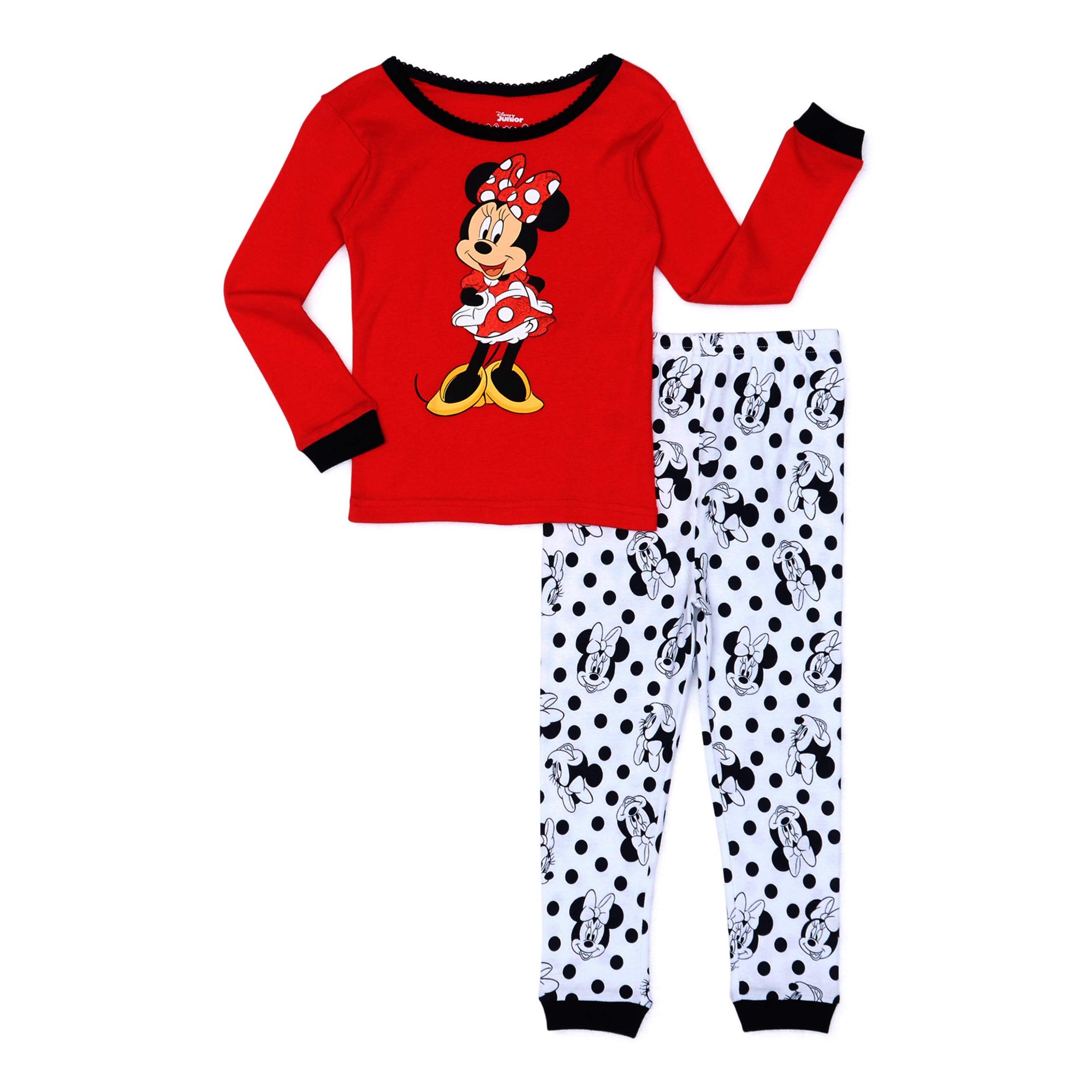 Littletown Disney Junior Toddler Girls Minnie Snug Fit Cotton Long