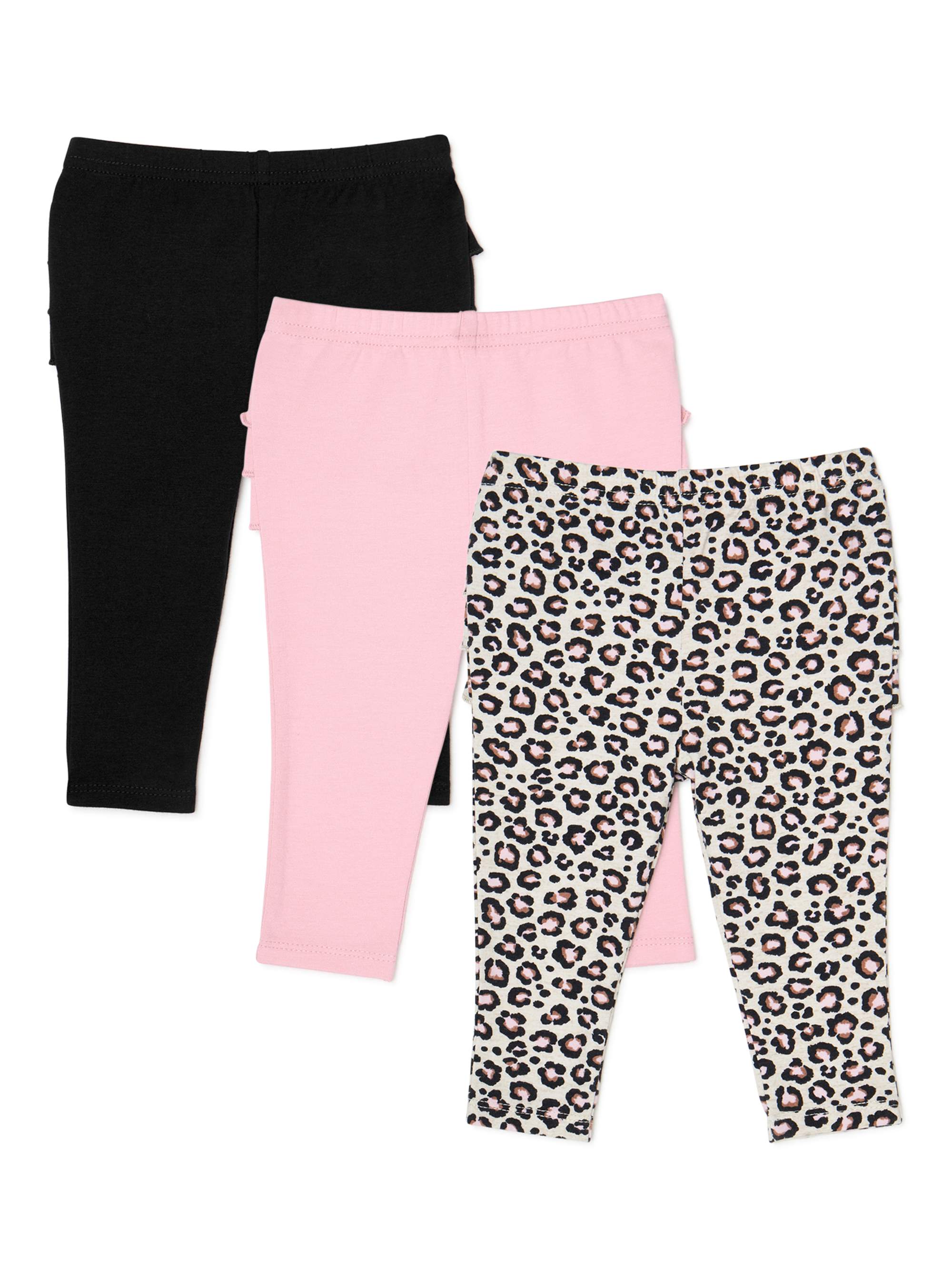 Littletown Garanimals Baby Girl Leopard Print Ruffle Leggings, 3-Pack -  Online Luxury Store for Kids
