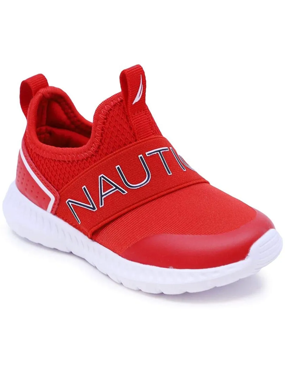 Littletown Nautica Baby Boy Fashion Sneaker Slip On Athletic Running Shoe Red Online Luxury Store for Kids