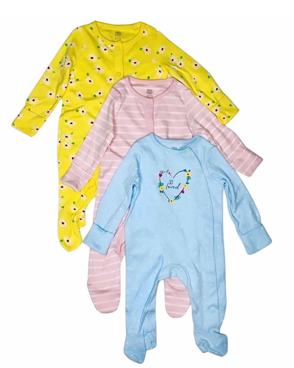 F&f hotsell baby sleepsuits