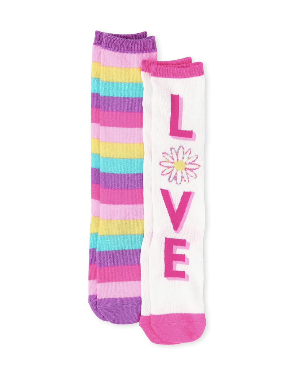 Dress The Children's Place Girls Socks, Pack Of Two Casual