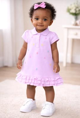 strapless open back dress Kids little girls Talulah Flower Party Dress