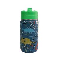 Hydrapeak Mini 14oz Kids Water Bottle with Straw Lid Insulated