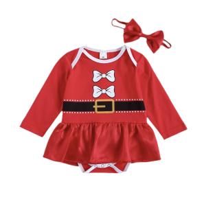 Little Town little Town Cute Baby Girl Christmas Santa costume on soft fabric(NO RETURNS OR EXCHANGE ON THIS PRODUCT) - 7998 in warri, delta state, Nigeria