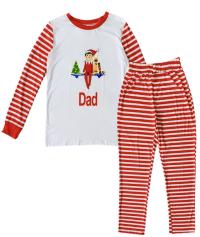 Little Town  Little Town Dad Elf Christmas Pajama Set (NO RETURNS OR EXCHANGE ON THIS PRODUCT) - 9500 in warri, delta state, Nigeria