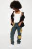 Fashion Nova Toddler Boy Mini Constructed To Be Made Special Cargo Jean - Dark Wash